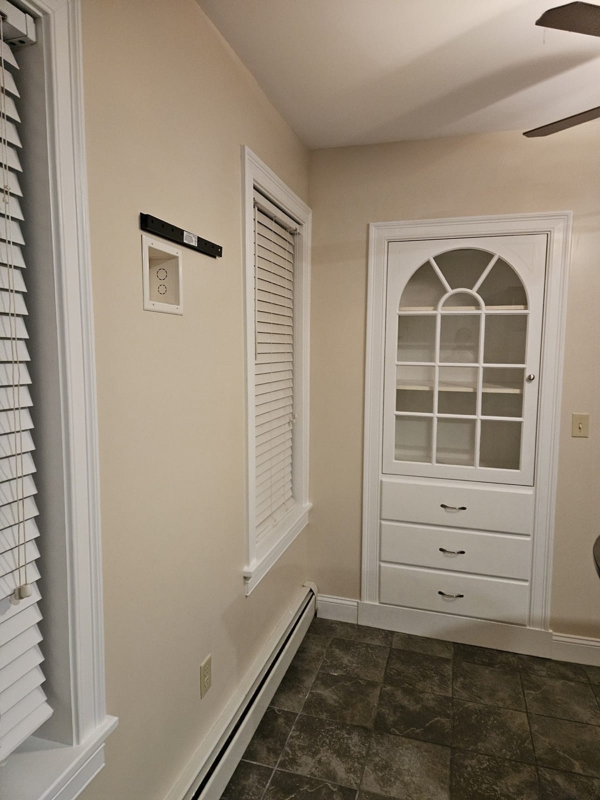 Cabin furniture rework and TV mounting project