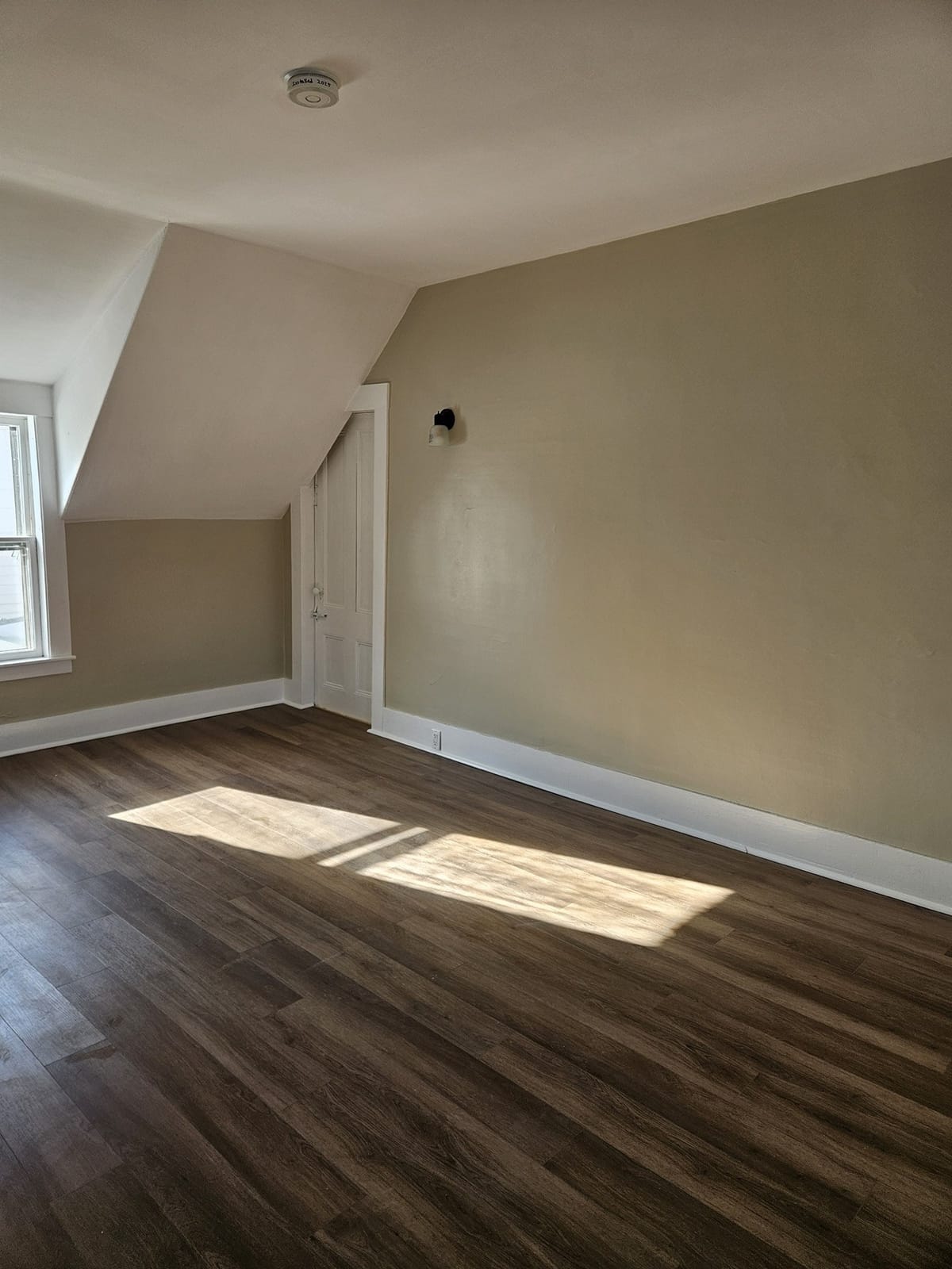 Interior paint with protected hardwood floors below